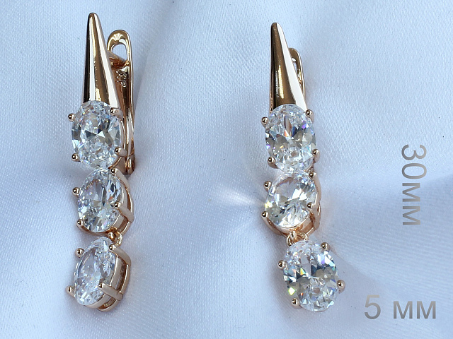 фото Серьги  - (артикул - 18e01500-ZZ3715-3)