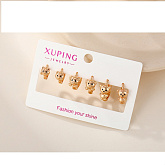 фото Серьги  3 пары  - (артикул - 18e02300-ZZ3723)