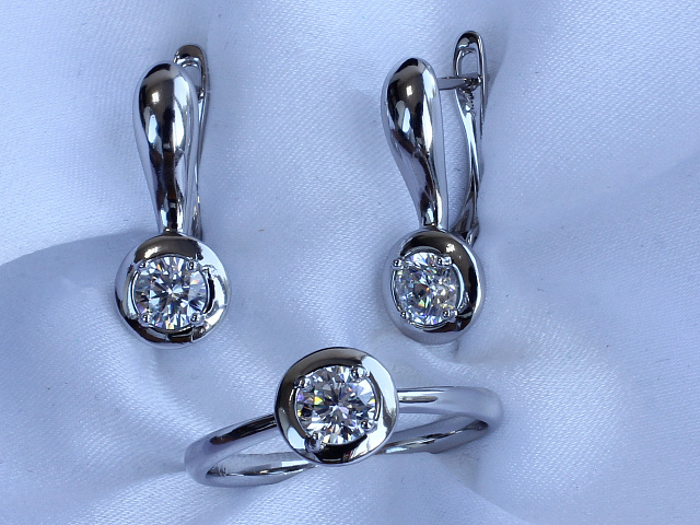 фото Комплект (серьги-кольцо ) - (артикул - ffks01100-ZZ1311)